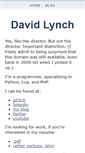 Mobile Screenshot of davidlynch.org